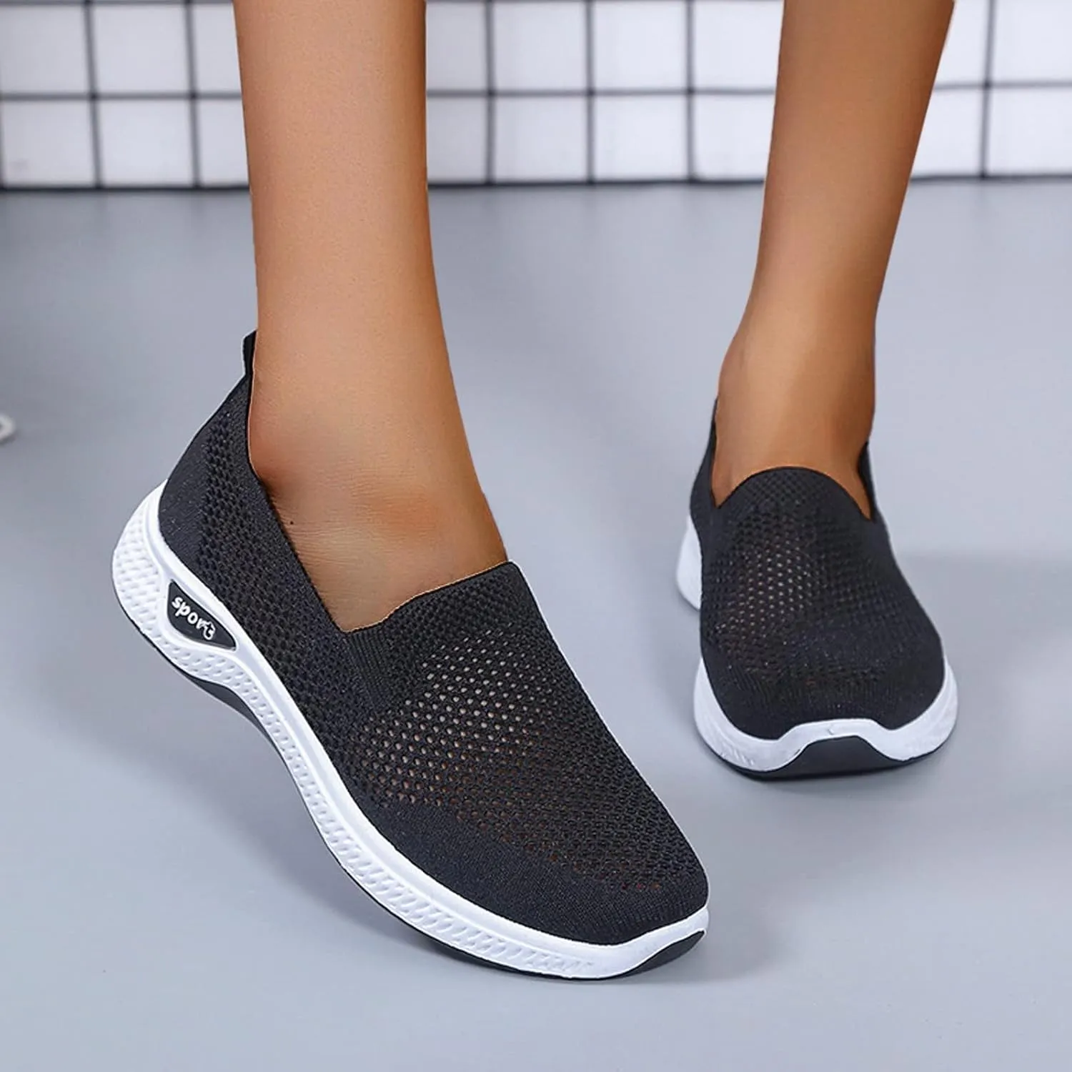 Running Shoes Womens Lightweight Mens Sneakers Nurse Shoes for Women Wide Toe Box Trendy Casual Women Loafers Comfortable Womens Walking Sneakers Wide Width
