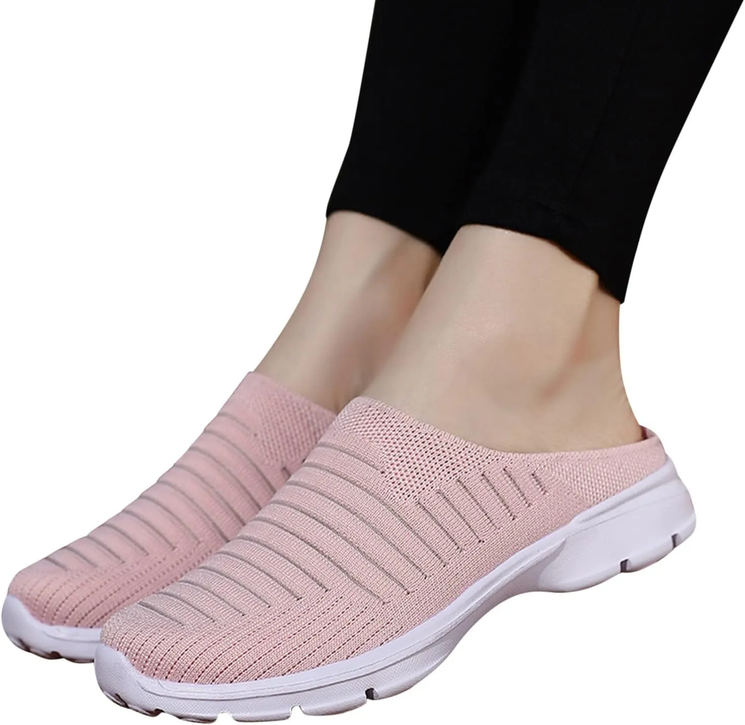 Running Shoes Womens Lightweight Women's Fashion Sneakers Nurse Shoes for Women Slip on Non Slip Low Top Casual Loafers for Women 2024 Slip On Sneakers Women Arch Support