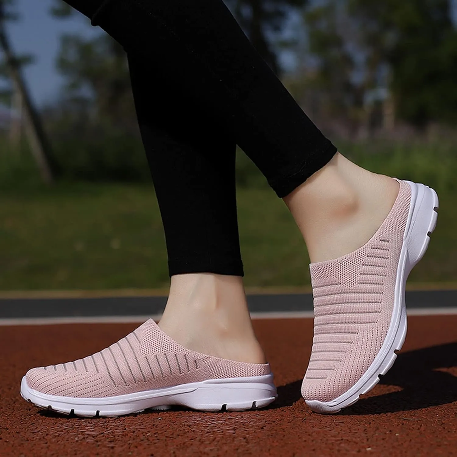 Running Shoes Womens Lightweight Women's Fashion Sneakers Nurse Shoes for Women Slip on Non Slip Low Top Casual Loafers for Women 2024 Slip On Sneakers Women Arch Support