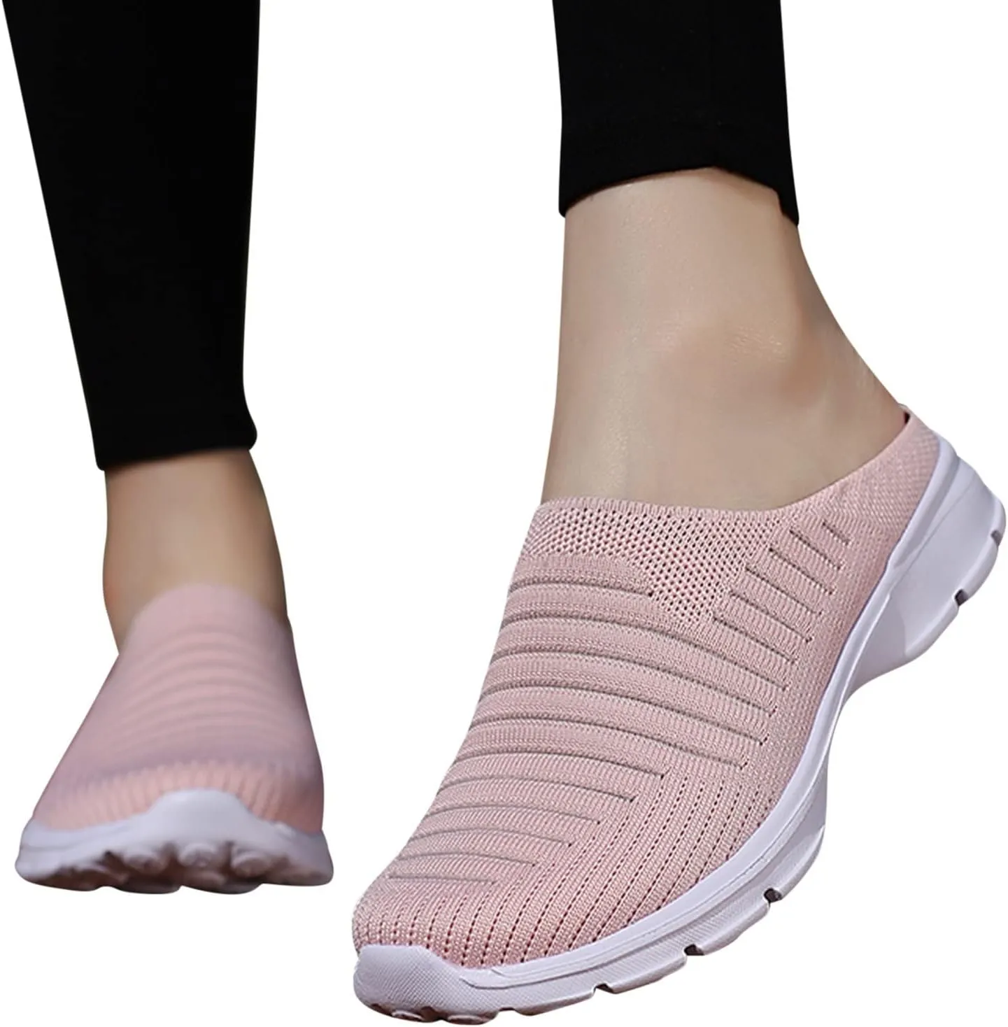 Running Shoes Womens Lightweight Women's Fashion Sneakers Nurse Shoes for Women Slip on Non Slip Low Top Casual Loafers for Women 2024 Slip On Sneakers Women Arch Support