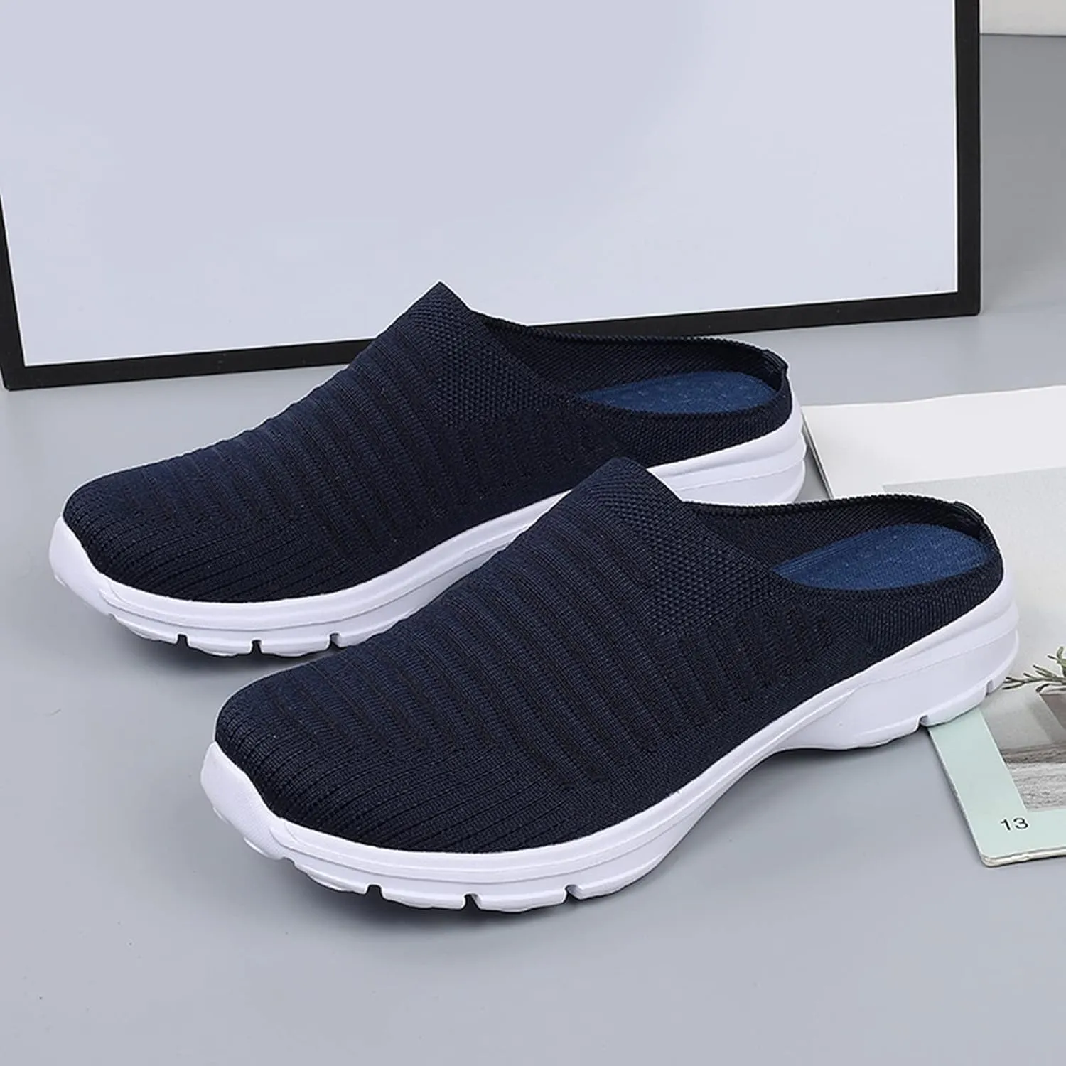 Running Shoes Womens Lightweight Women's Fashion Sneakers Nurse Shoes for Women Slip on Non Slip Low Top Casual Loafers for Women 2024 Slip On Sneakers Women Arch Support