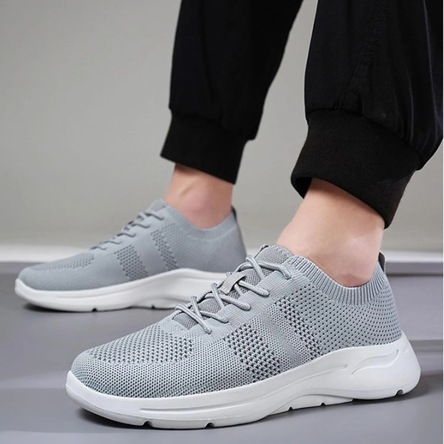 Shoes for Men Mens Casual Dress Oxfords Business Slip On Shoes Women Walking Dress Casual Shoes Waterproof Sneakers Brown Tennis Shoe Casual Loafers