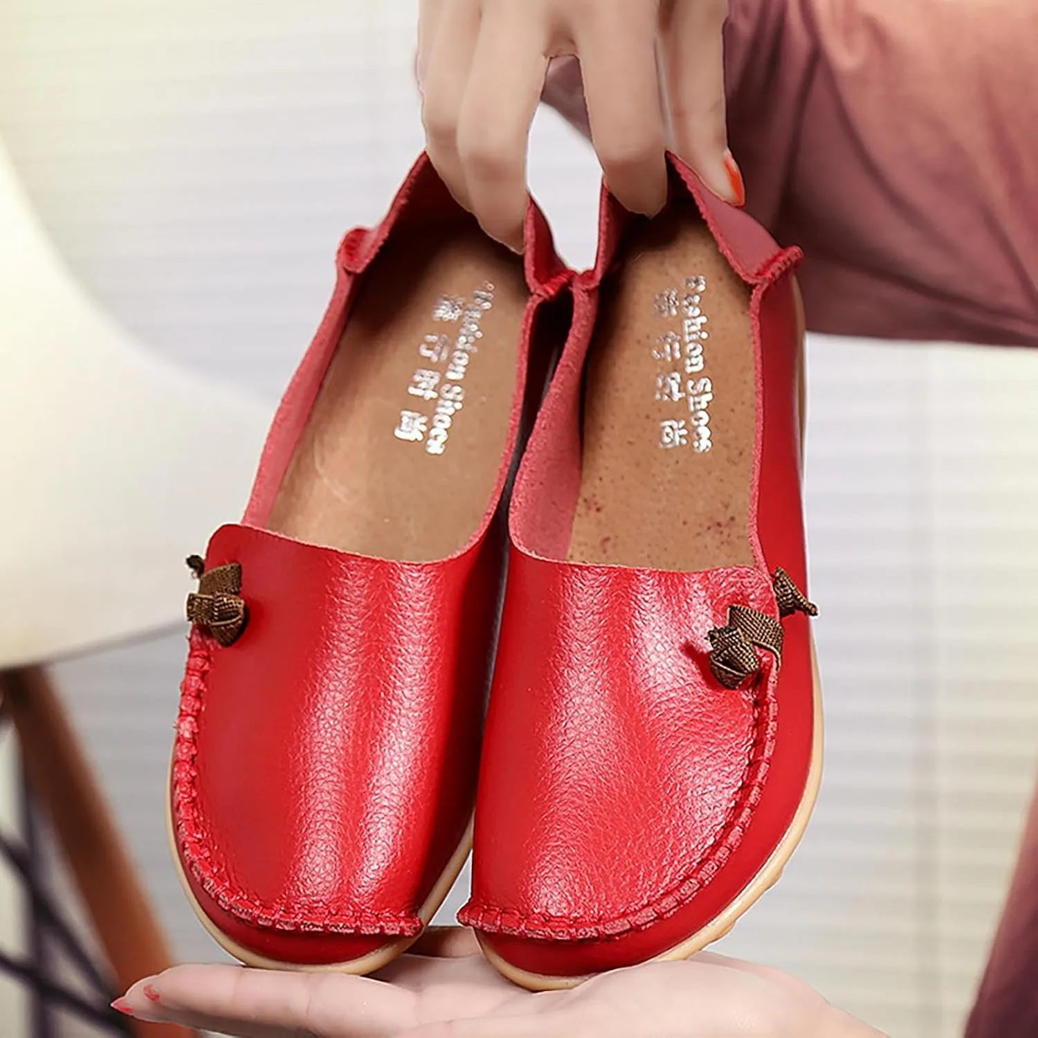 Shoes for Women High Top Sneakers for Women Platform Loafers for Women Non Slip Slip On Christmas Sneakers for Women 2024 Round Toe Flats Comfortable
