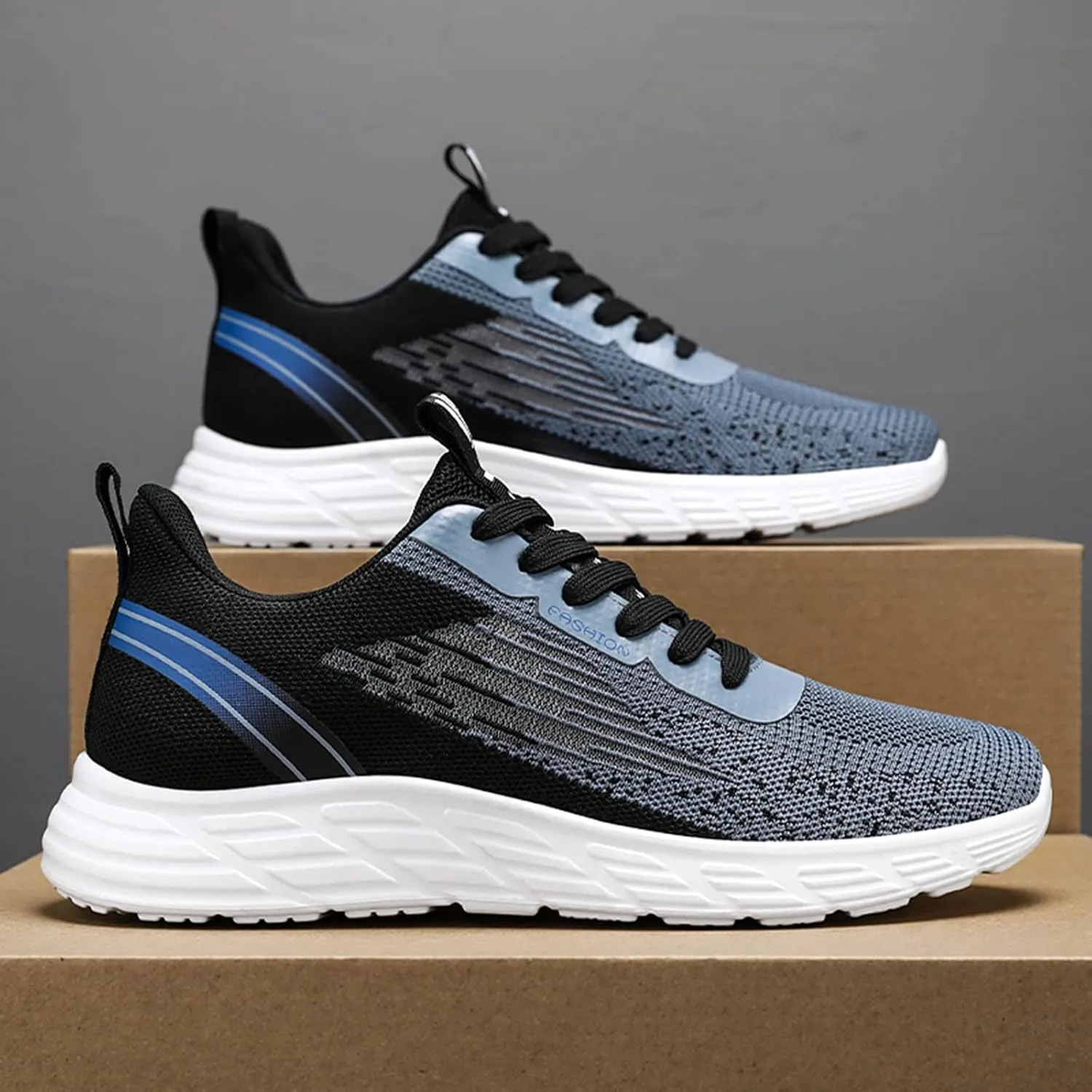 Shoes Men Men's Shoes Casual Men's Fashion Sneakers Casual Walking Tennis Breathable Comfort Walking for Men Run White for