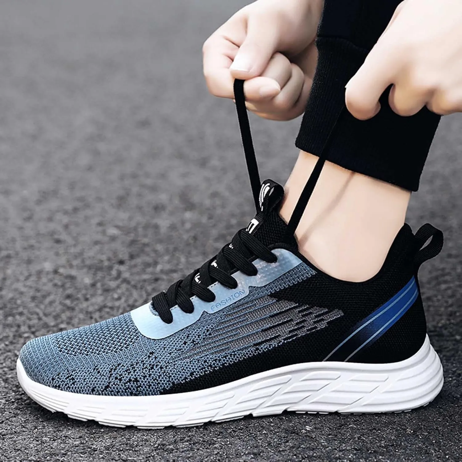 Shoes Men Men's Shoes Casual Men's Fashion Sneakers Casual Walking Tennis Breathable Comfort Walking for Men Run White for