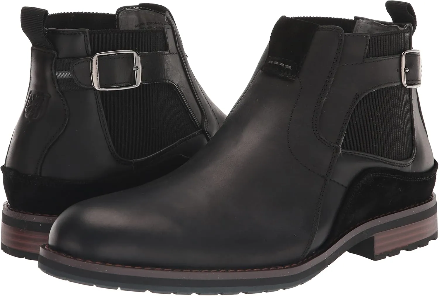 STACY ADAMS Men's Oskar Buckle Boot Chelsea