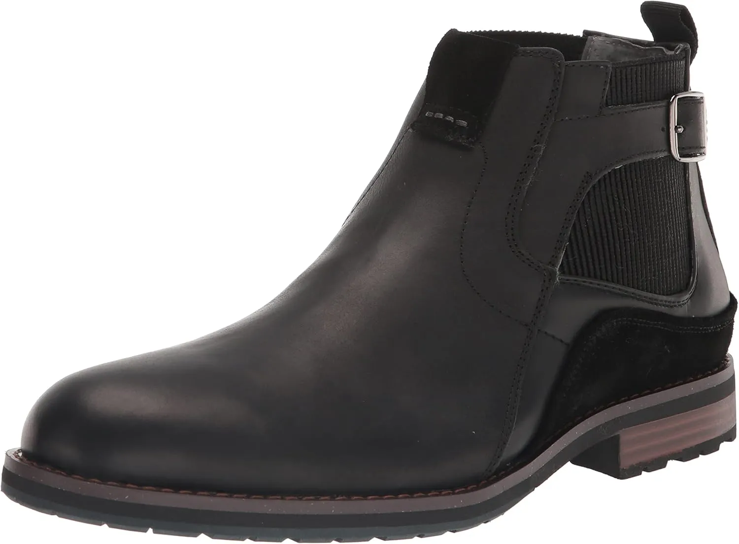 STACY ADAMS Men's Oskar Buckle Boot Chelsea