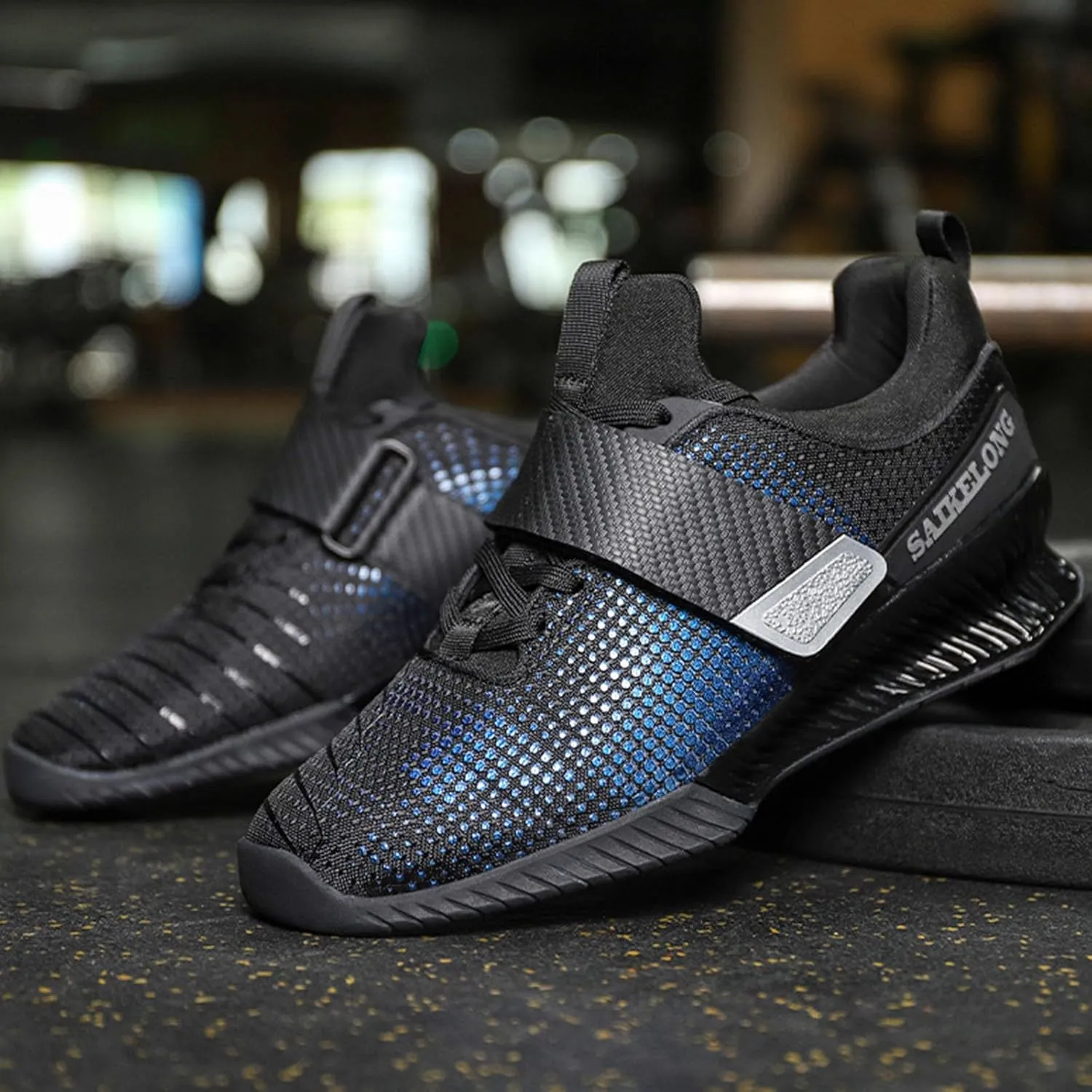 Weightlifting Shoes for Mens Gym Fitness Trainers Squat Comfort Non Slip Deadlifting Training for Powerlifting Heavy Lifting