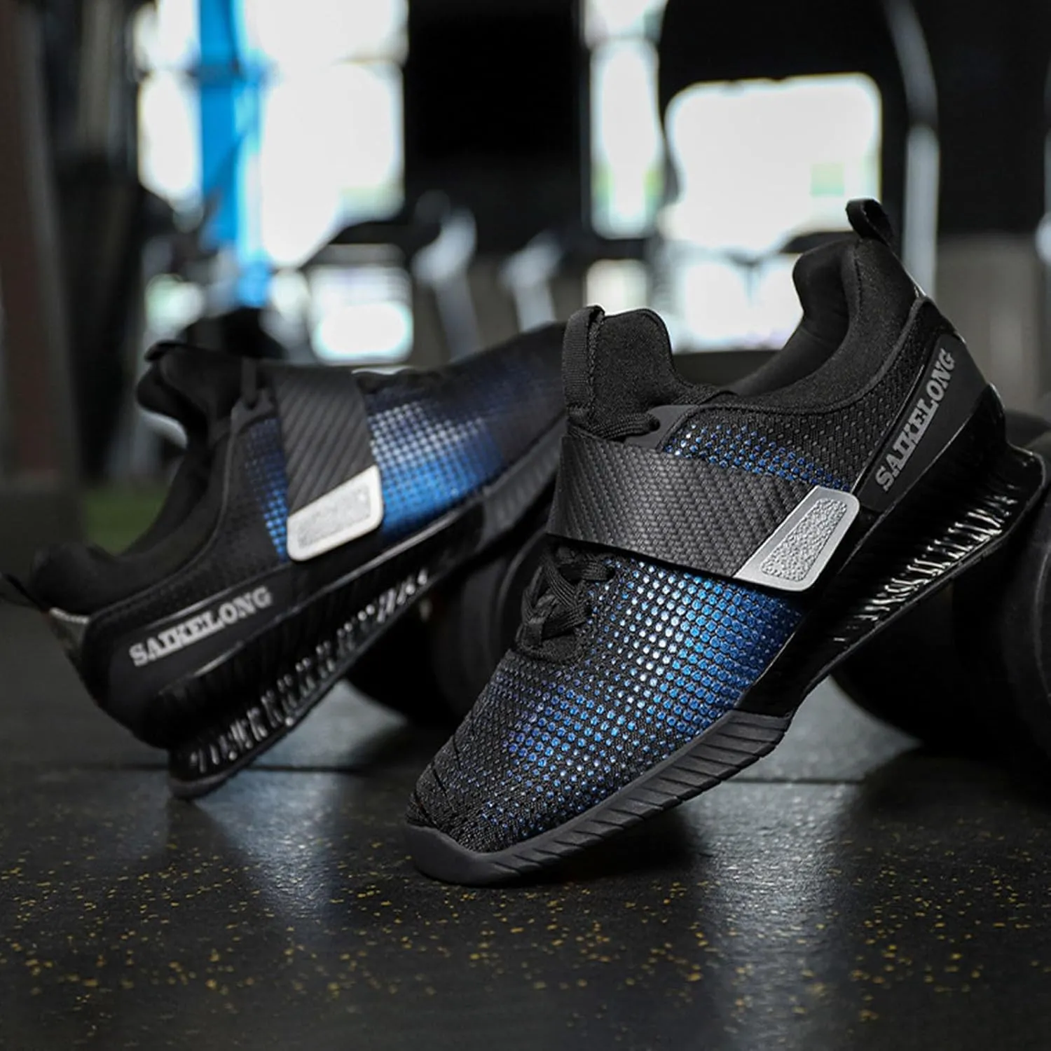 Weightlifting Shoes for Mens Gym Fitness Trainers Squat Comfort Non Slip Deadlifting Training for Powerlifting Heavy Lifting