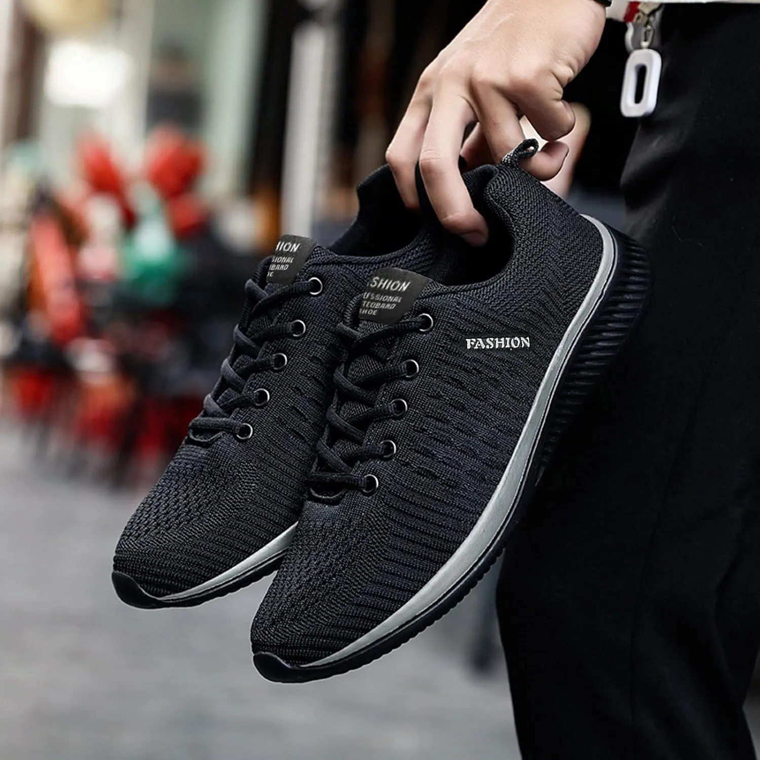 Women Mesh Sneakers Lac𝐞 Up Slip on Running Shoes Non Slip Breathable Walking Shoes Orthopedic Comfortable Sneakers with Arch Support