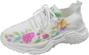 Women's Casual Breathable Mesh Sneakers Lightweight Slip on Walking Running Shoes Outdoor Casual Fitness Shoe