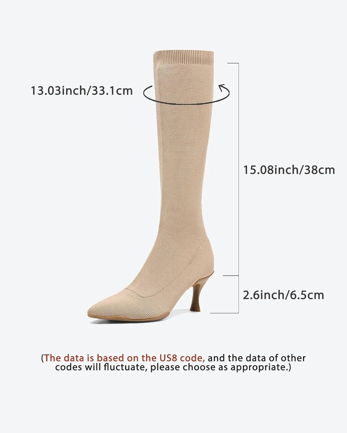 Womens Minimalist Pointed Toe High Boots