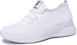 Womens Slip On Walking Shoes Wide Width Breathable Sneakers Air Cushion Road Running Shoe Workout Athletic Lightweight Casual Sport Shoes Ultra Light Tennis Gym Workout Training Shoe