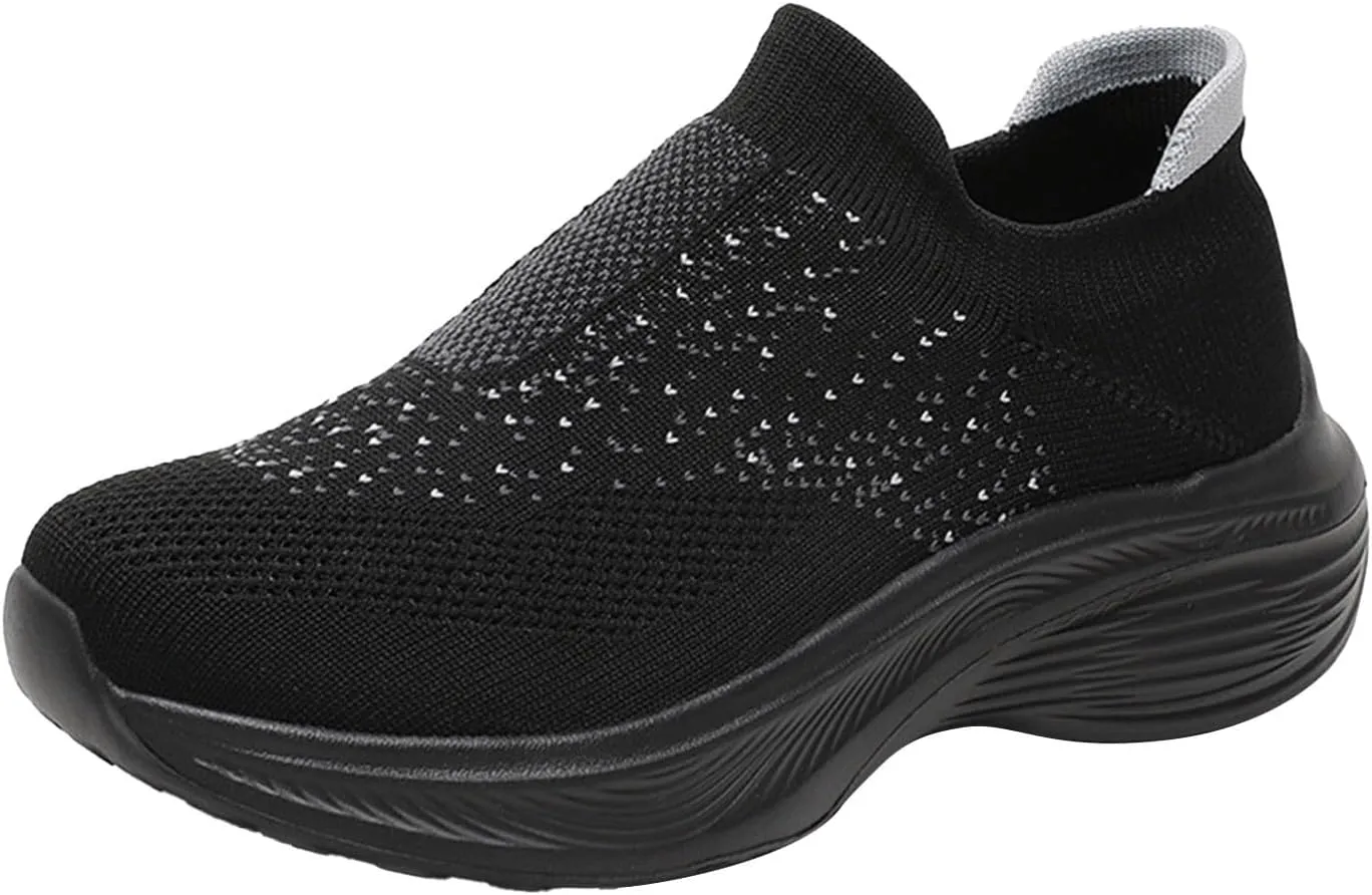 Womens Sneakers Business Casual Shoes Women Mens Casual Sneakers Lightweight Round Toe Flats Comfortable Loafers for Women Comfort Womens White Sneakers Casual