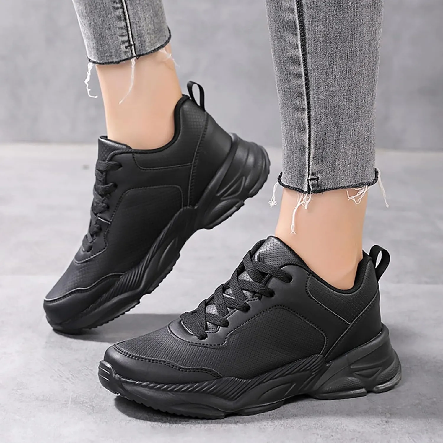 Womens Sneakers Wide Width White Tennis Shoes Women Women's White Fashion Sneakers Loafers for Women Casual Loafers for Women Wide Slip On Sneakers Men