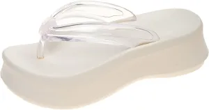 Women's Summer Flip Flops Casual Comfortable Thick Sole Sandals for Outdoor Beach Walking and Daily Wear