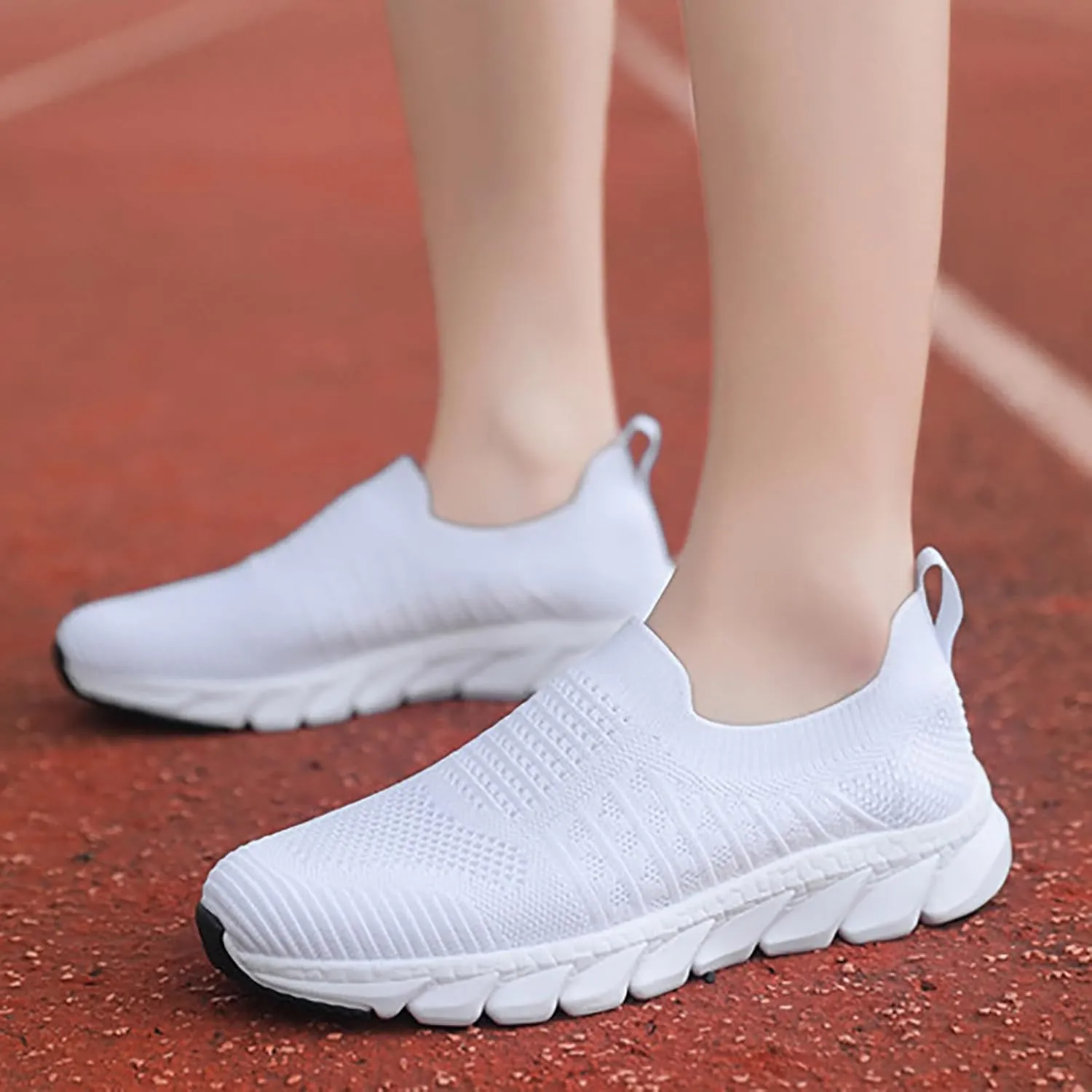 Womens Walking Shoes Sock Casual Ladies Fashion Sneakers Mens Dress Shoes Casual Slip On Shoes Casual Chunky Sneakers Waterproof Tennis Shoe Casual Loafers