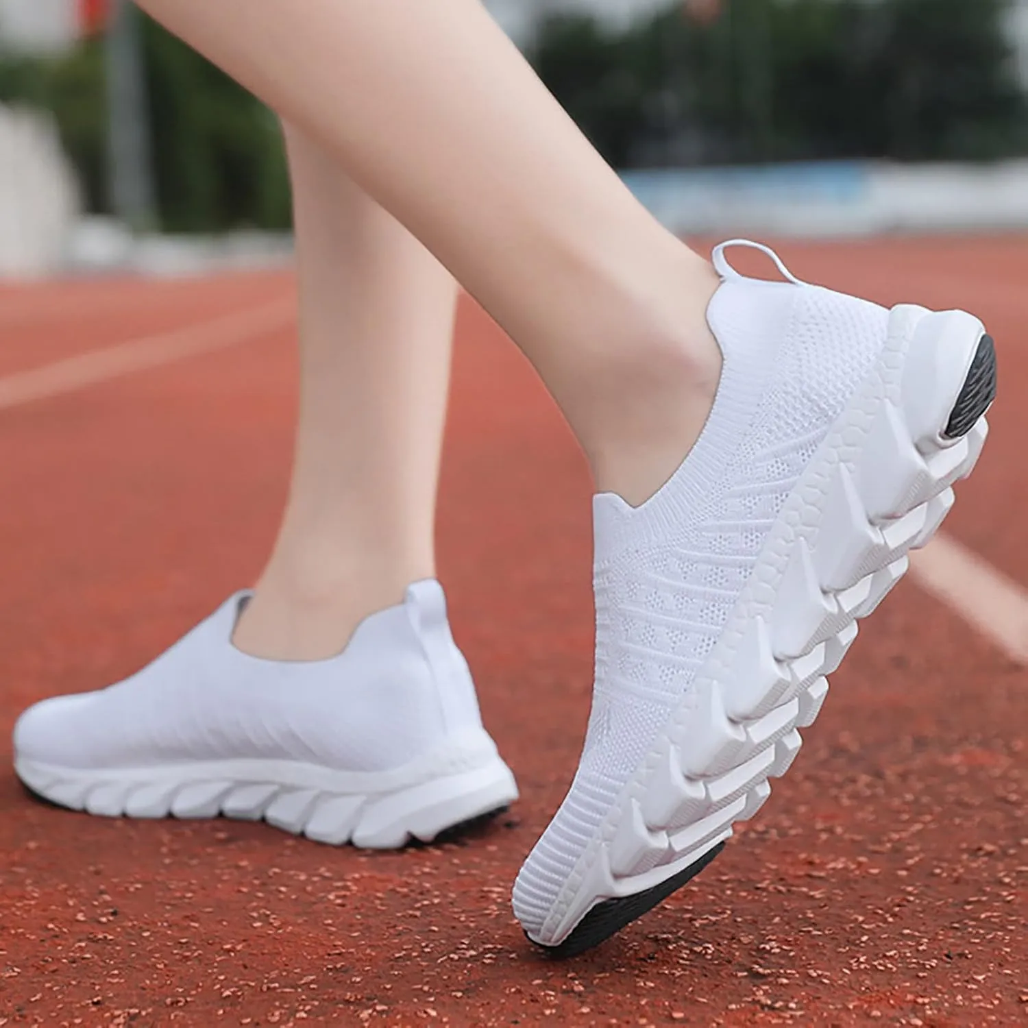 Womens Walking Shoes Sock Casual Ladies Fashion Sneakers Mens Dress Shoes Casual Slip On Shoes Casual Chunky Sneakers Waterproof Tennis Shoe Casual Loafers