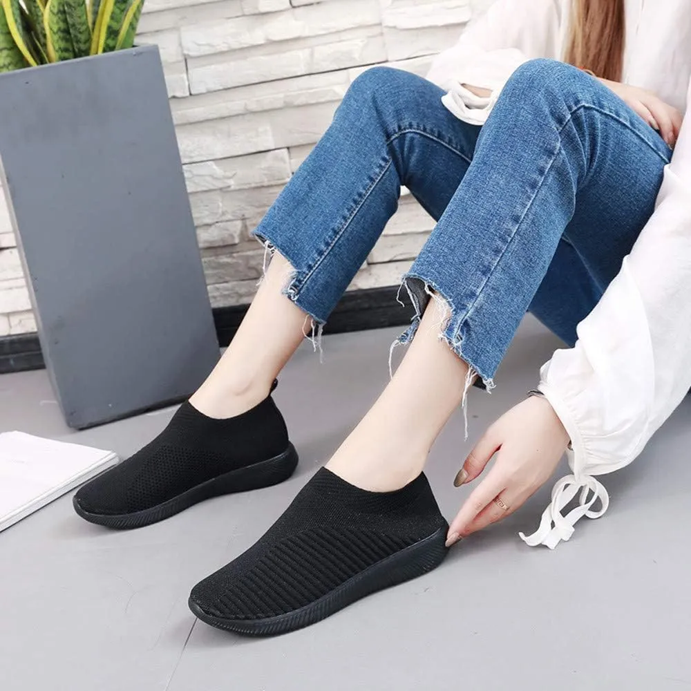 Womens Walking Shoes Sock Casual Ladies Fashion Sneakers Tennis Shoes Womens Dressy Casual Shoes Shoes Sneakers Brown Tennis Shoe Loafers Casual Slip On