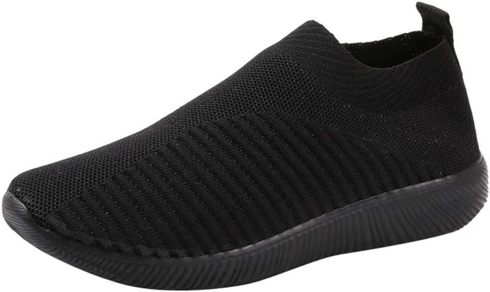 Womens Walking Shoes Sock Casual Ladies Fashion Sneakers Tennis Shoes Womens Dressy Casual Shoes Shoes Sneakers Brown Tennis Shoe Loafers Casual Slip On