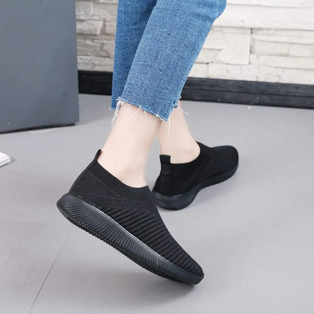 Womens Walking Shoes Sock Casual Ladies Fashion Sneakers Tennis Shoes Womens Dressy Casual Shoes Shoes Sneakers Brown Tennis Shoe Loafers Casual Slip On