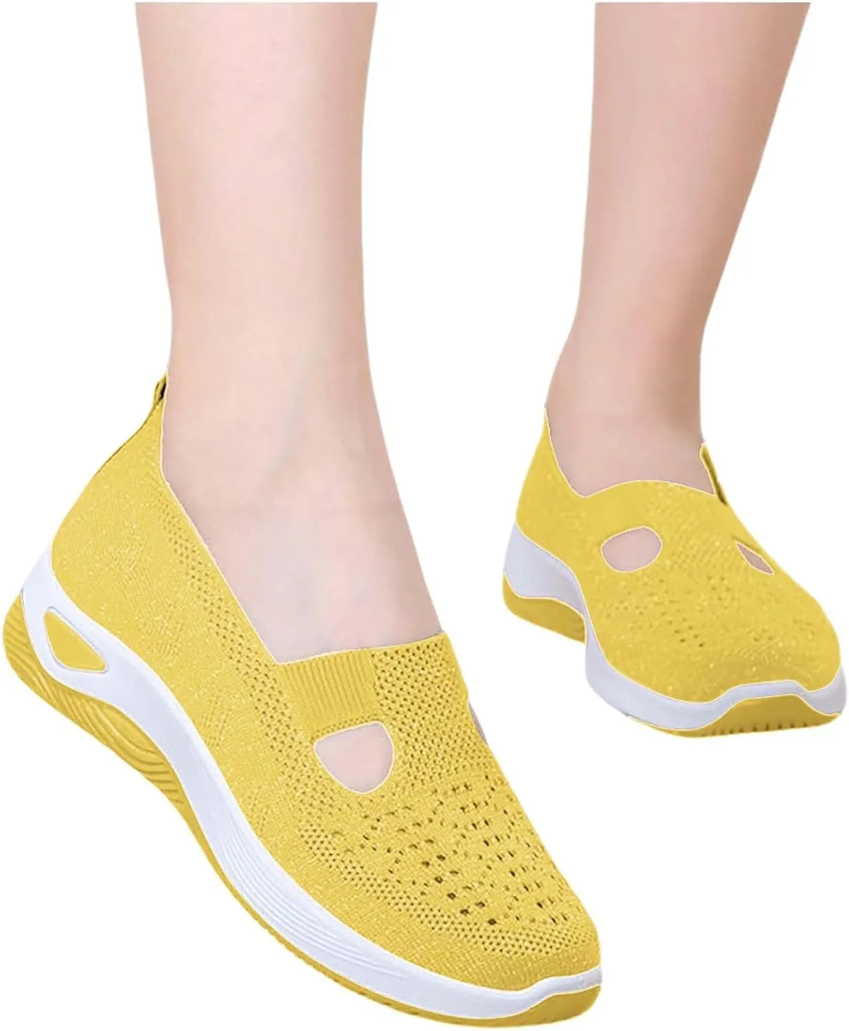 Women's Woven Orthopedic Breathable Soft Shoes Mens Casual Shoes Comfortable Casual Tennis Shoes White Sneakers Steel Toe Tennis Shoe Casual Loafers