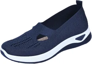 Women's Woven Orthopedic Breathable Soft Shoes Mens Casual Shoes Comfortable Casual Tennis Shoes White Sneakers Steel Toe Tennis Shoe Casual Loafers