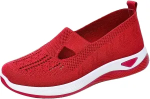 Women's Woven Orthopedic Breathable Soft Shoes Mens Casual Shoes Comfortable Casual Tennis Shoes White Sneakers Steel Toe Tennis Shoe Casual Loafers