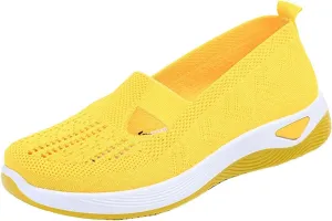 Women's Woven Orthopedic Breathable Soft Shoes Mens Casual Shoes Comfortable Casual Tennis Shoes White Sneakers Steel Toe Tennis Shoe Casual Loafers