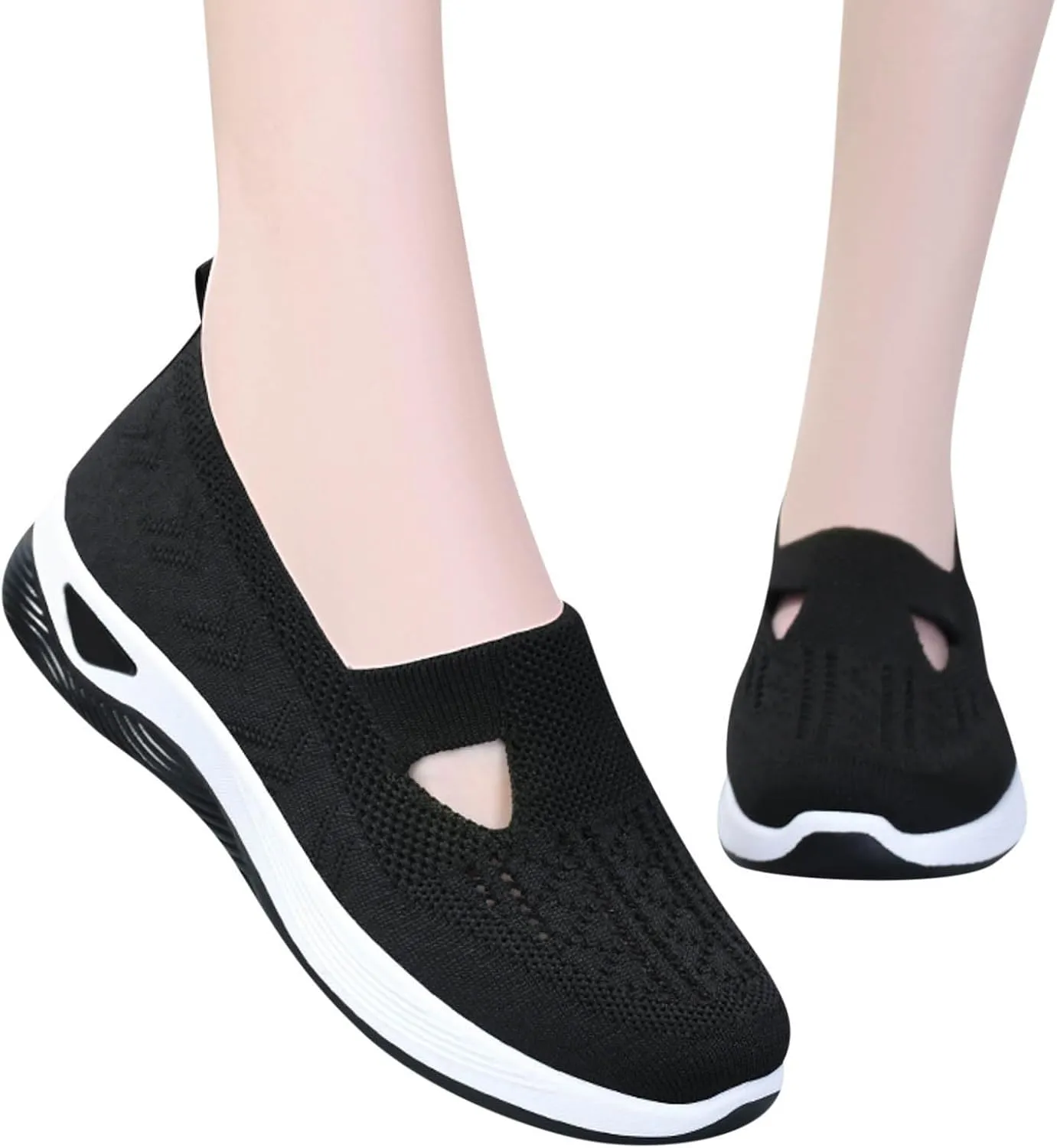 Women's Woven Orthopedic Breathable Soft Shoes Mens Tennis Shoes Casual Woman Shoes Casual Dress Sneakers Platform Tennis Shoe Loafers Casual Slip On