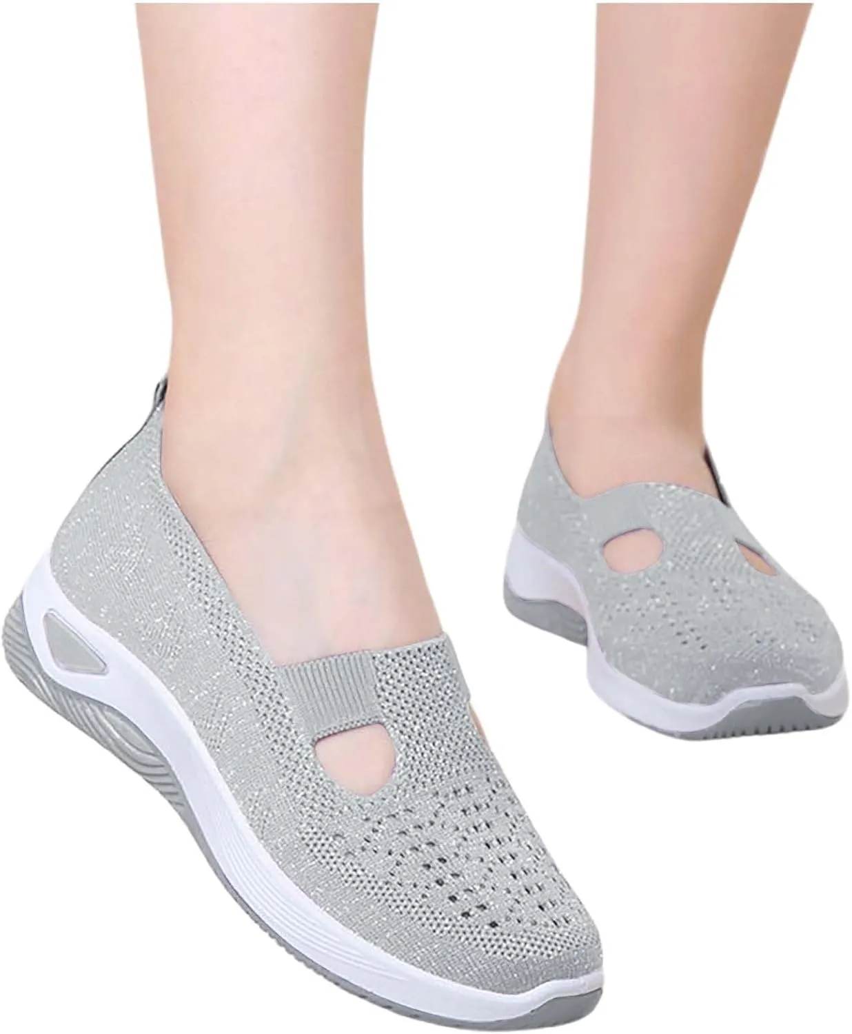 Women's Woven Orthopedic Breathable Soft Shoes Mens Tennis Shoes Casual Woman Shoes Casual Dress Sneakers Platform Tennis Shoe Loafers Casual Slip On